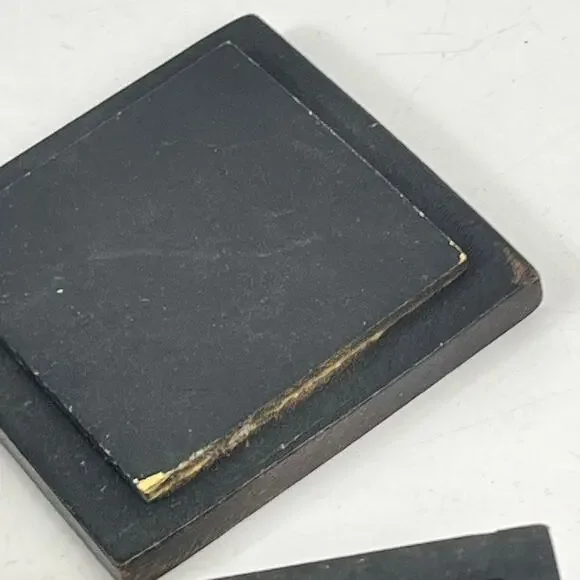 Safari Trinket Boxes Lot of 5 Vtg Hand Carved Wood Floral Vine Tribal Decor Leaf - Picture 8 of 11